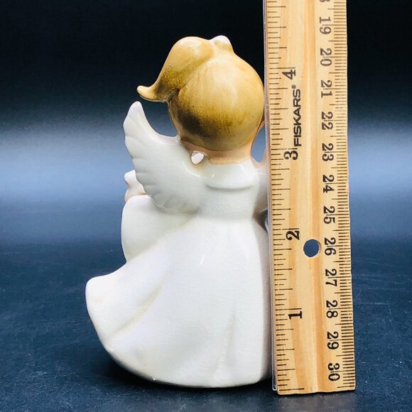 Vintage LEFTON November Birthday Month Porcelain Angel Figurine: 50s Kitsch Gift - Picture 12 of 13